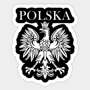 Poland Shirt Vintage Polish Eagle Sticker